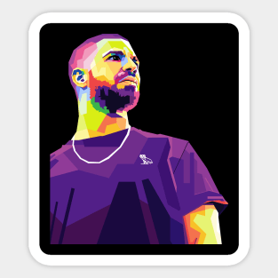 drake pop art Sticker